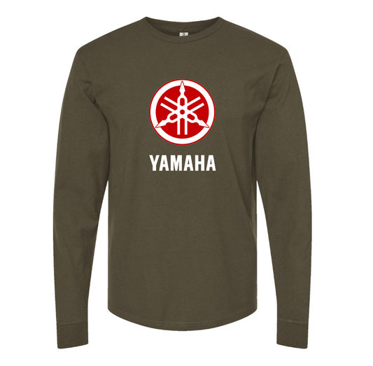 Men's Yamaha Motorcycle Long Sleeve T-Shirt