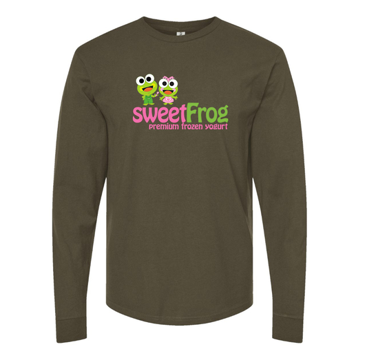 Youth's Sweet Frog Frozen Long Sleeve T-Shirt