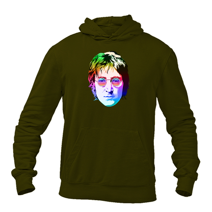 Men's John Lennon Face Art Music Pullover Hoodie