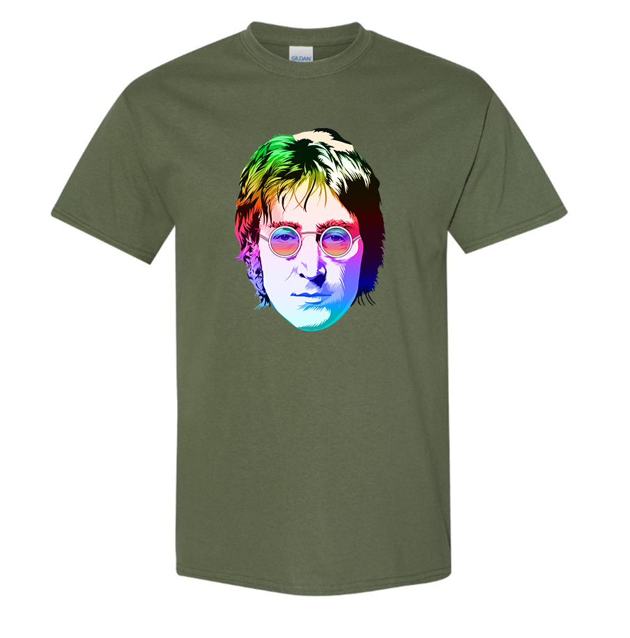 Youth's John Lennon Face Art Music Cotton T-Shirt