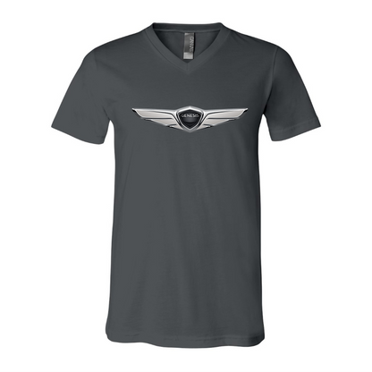 Men's Genesis Car BELLA + CANVAS - Jersey V-Neck T-Shirt