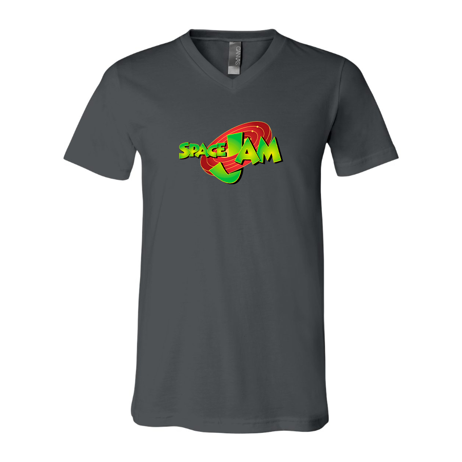 Men's Space Jam BELLA + CANVAS - Jersey V-Neck T-Shirt