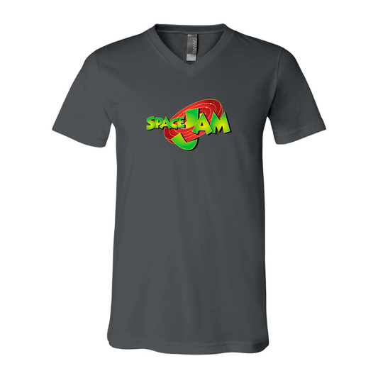 Men's Space Jam BELLA + CANVAS - Jersey V-Neck T-Shirt