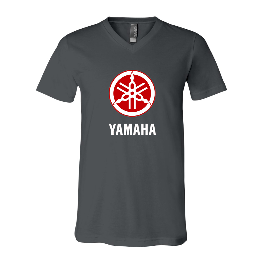 Men's Yamaha Motorcycle BELLA + CANVAS - Jersey V-Neck T-Shirt