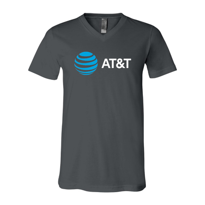 Men's AT&T BELLA + CANVAS - Jersey V-Neck T-Shirt