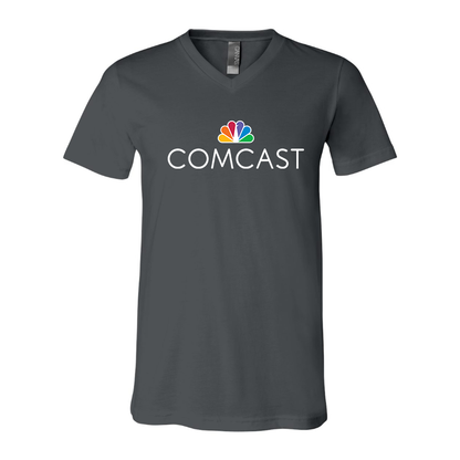 Men's Comcast BELLA + CANVAS - Jersey V-Neck T-Shirt