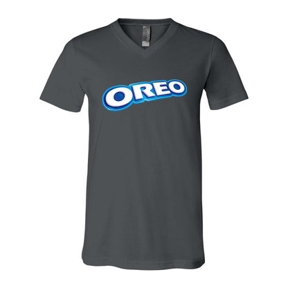 Men's Oreo BELLA + CANVAS - Jersey V-Neck T-Shirt