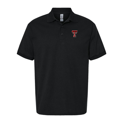 Men's Texas Tech Red Raiders  Gildan Dry Blend Jersey Polo