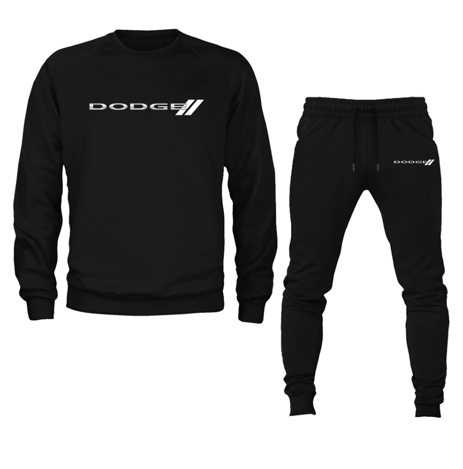 Men's Dodge Car  Crewneck Sweatshirt Joggers Suit