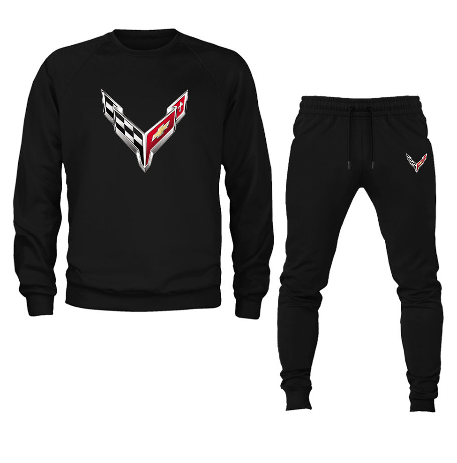 Men's Chevrolet Crewneck Sweatshirt Joggers Suit