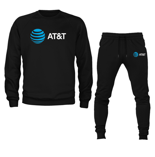 Men's AT&T Crewneck Sweatshirt Joggers Suit