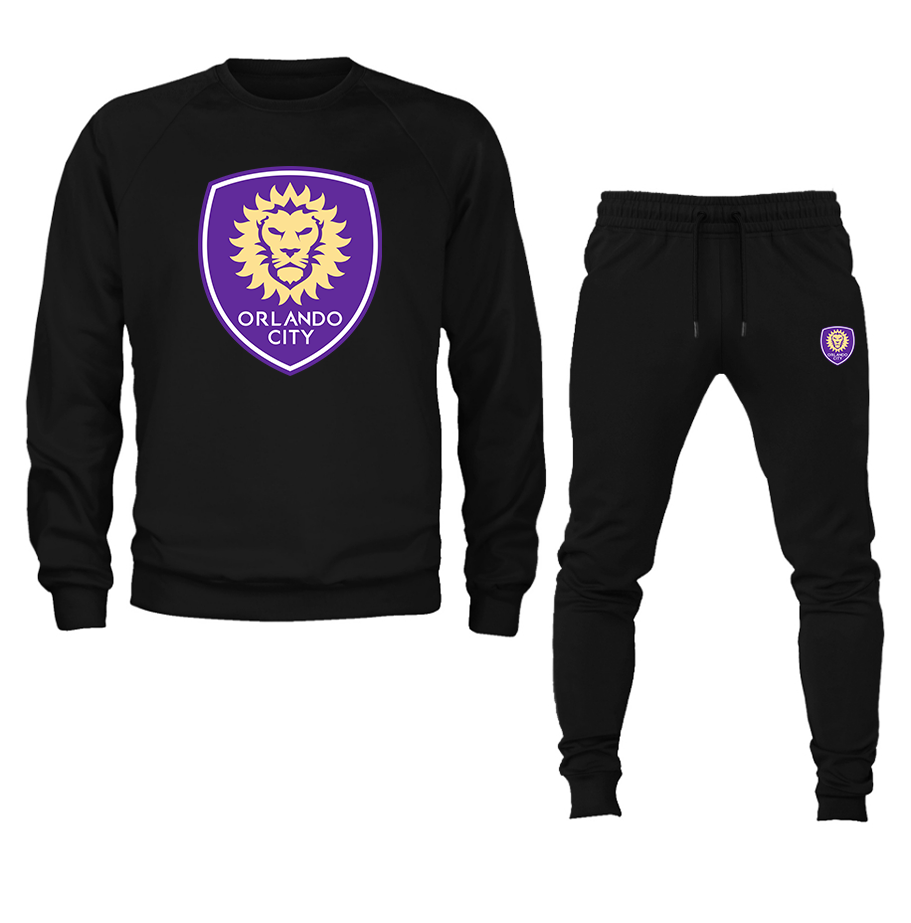 Men's Orlando City Soccer Crewneck Sweatshirt Joggers Suit