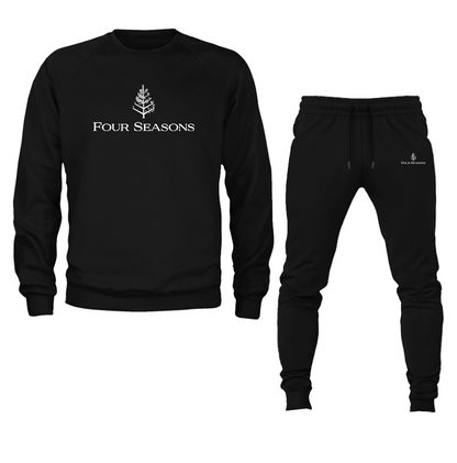 Men's Four Seasons  Crewneck Sweatshirt Joggers Suit