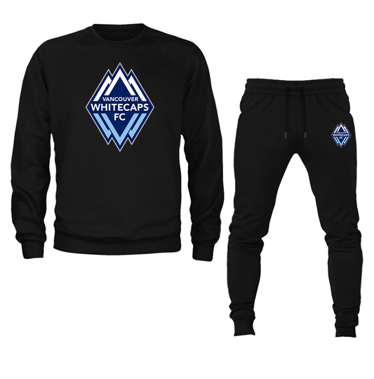 Men's Vancouver Whitecaps FC Crewneck Sweatshirt Joggers Suit