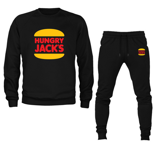 Men's Hungry Jack_s Crewneck Sweatshirt Joggers Suit