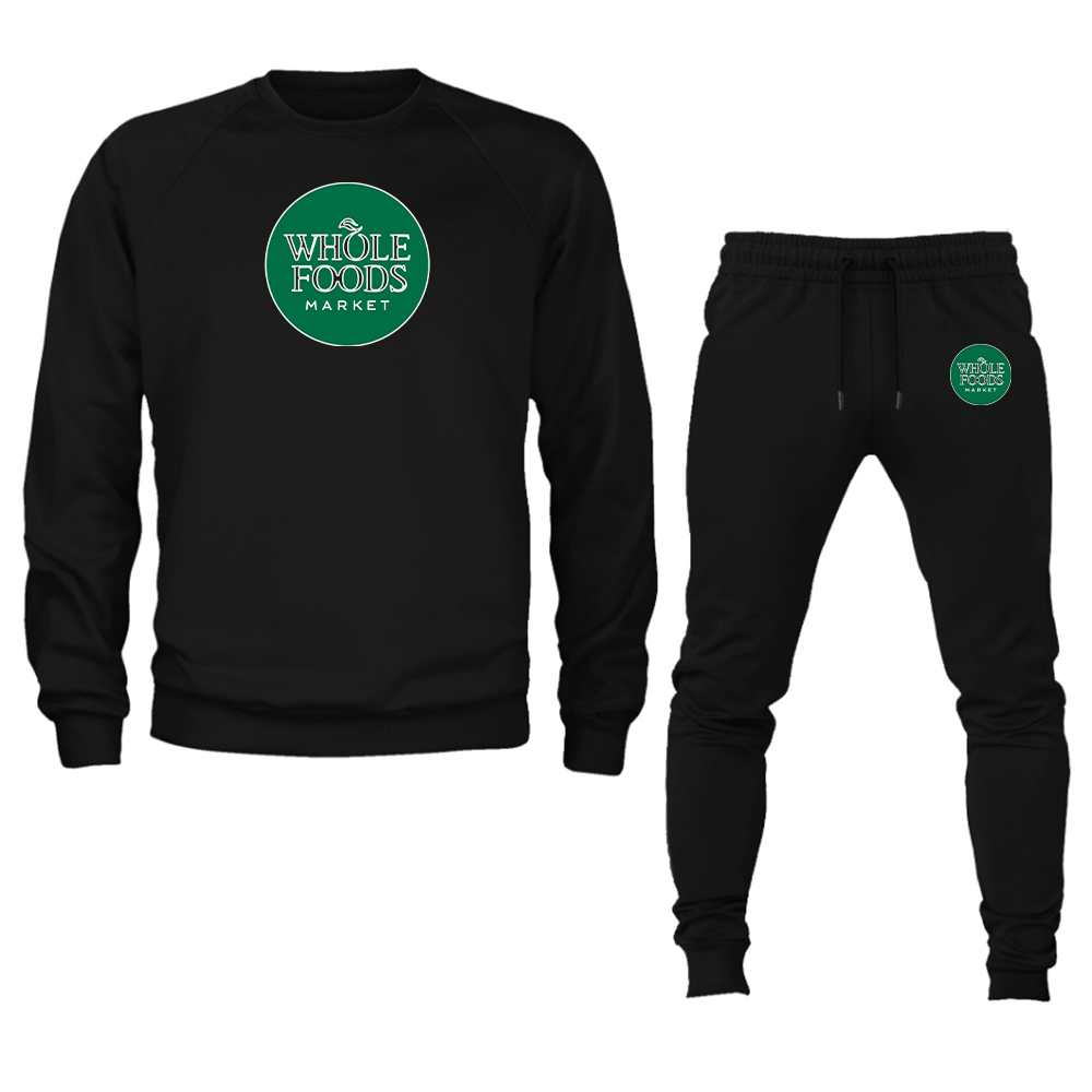 Men's Whole Foods Market Crewneck Sweatshirt Joggers Suit