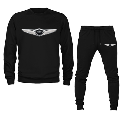 Men's Genesis Car Crewneck Sweatshirt Joggers Suit