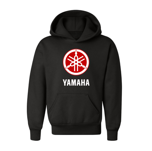 Youth Yamaha Motorcycle Kids Pullover Hoodie