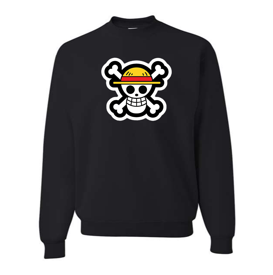 Men's Straw Hat  Crewneck Sweatshirt