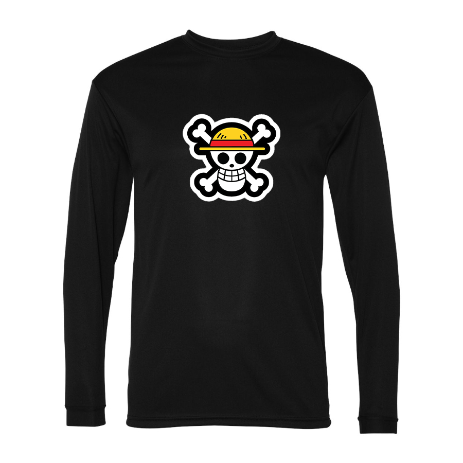 Men's Straw Hat  Performance Long Sleeve T-Shirt