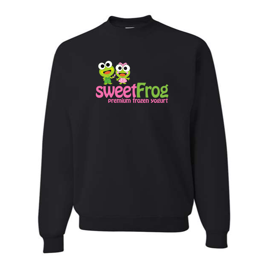 Men's Sweet Frog Frozen Crewneck Sweatshirt