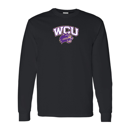 Men's Western Carolina Catamounts Gildan Heavy Cotton Long Sleeve T-Shirt