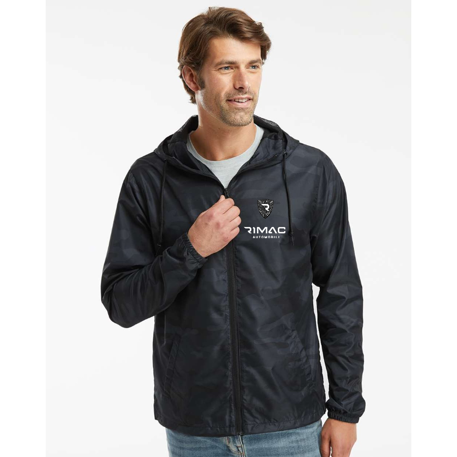 Men's Rimac Automobili Independent Trading Co Lightweight Windbreaker Full-Zip Jacket