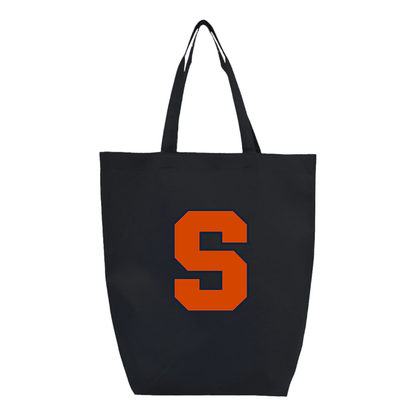 Syracuse Orange Q-Tees Non-Woven Gusset Bottom Tote