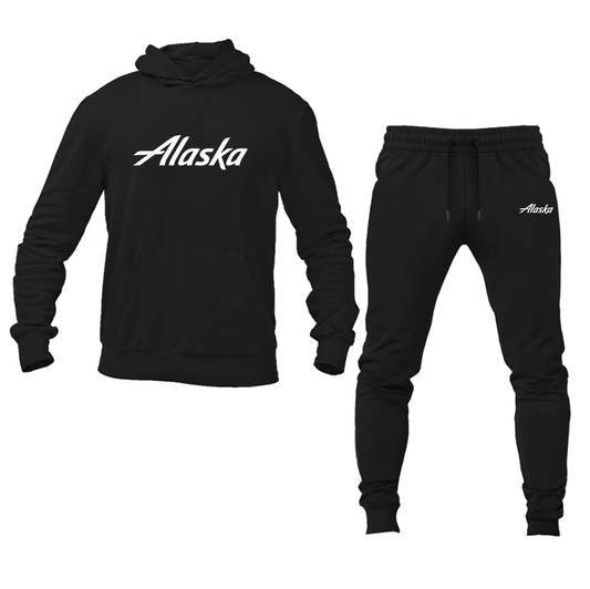 Men's Alaska Airline Hoodie Joggers Set