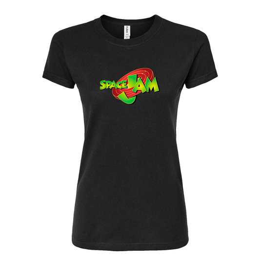 Women’s Space Jam Round Neck T-Shirt