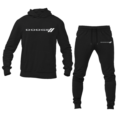 Men's Dodge Car  Hoodie Joggers Set