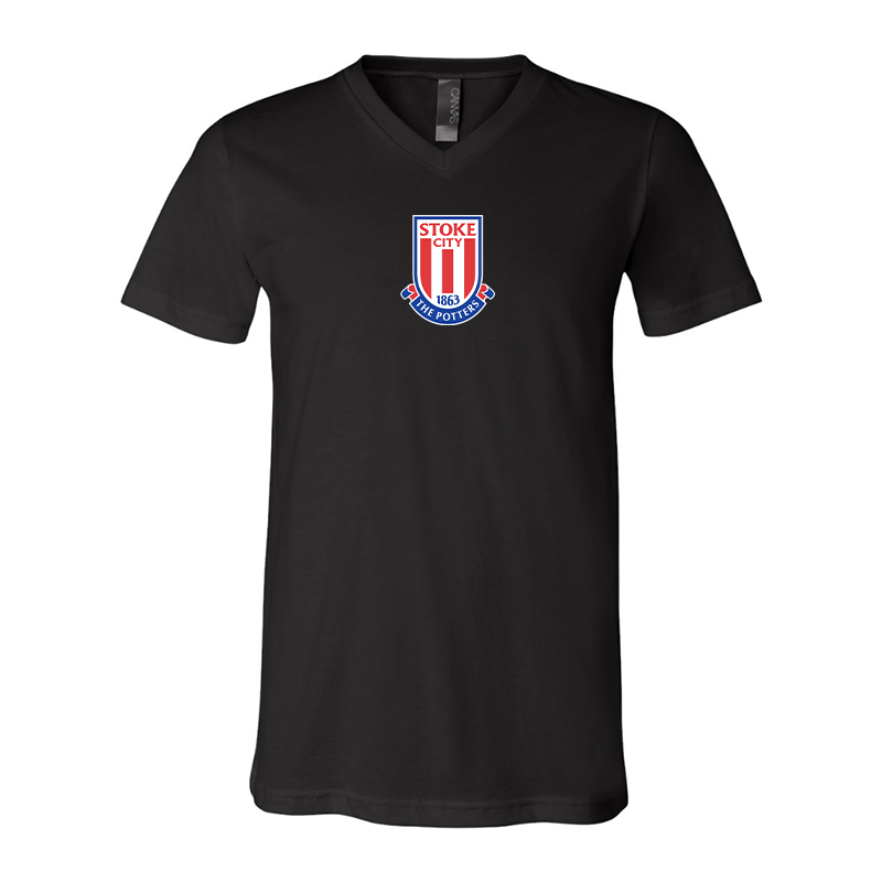 Stoke City Soccer  BELLA  CANVAS - Jersey V-Neck T-Shirt