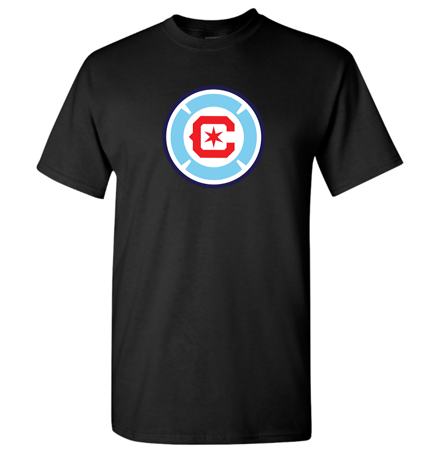 Men's Chicago fire Soccer Cotton  T-Shirt