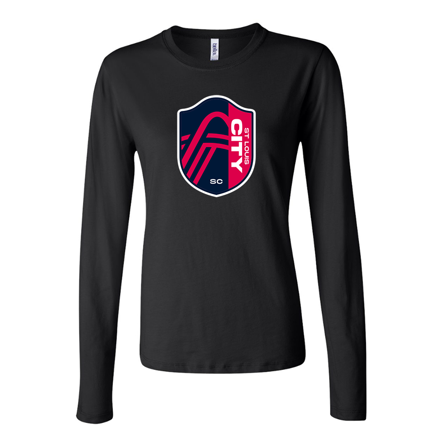 Women's St. Louis City Soccer  Long Sleeve T-Shirt