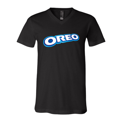 Men's Oreo BELLA + CANVAS - Jersey V-Neck T-Shirt