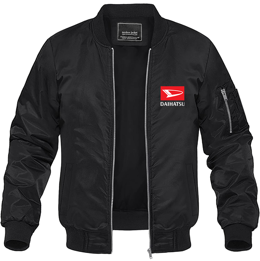 Men's Daihatsu Car Truck Lightweight Bomber Jacket Windbreaker Softshell Varsity Jacket Coat