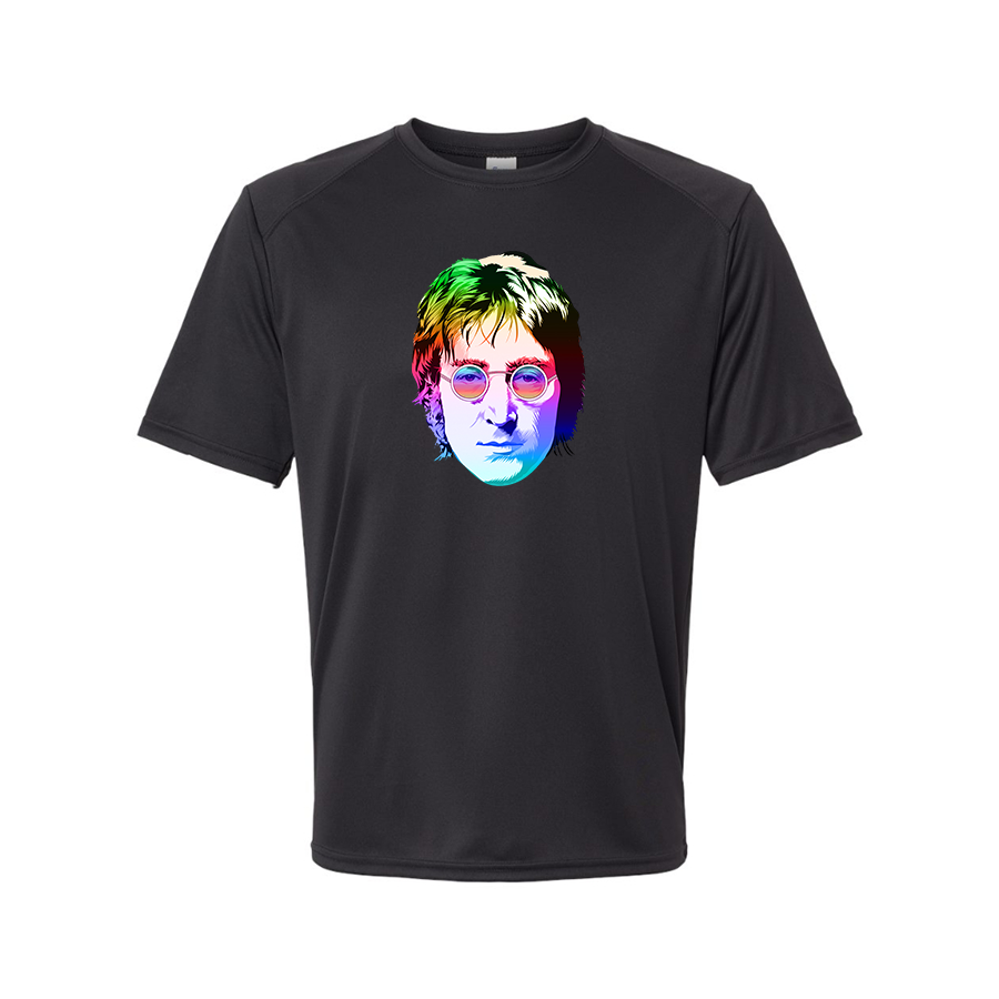 Youth John Lennon Face Art Music Performance T-Shirt