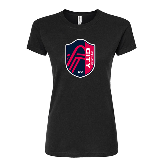 Women’s St. Louis City Soccer  Round Neck T-Shirt