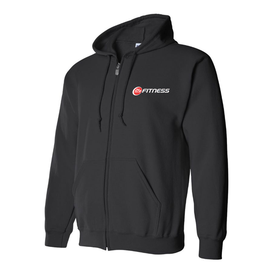 Men's 24 Hour Fitness Zipper Hoodie