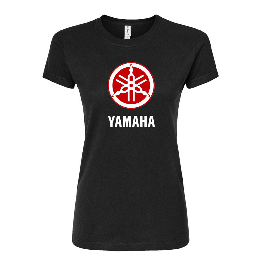 Women’s Yamaha Motorcycle Round Neck T-Shirt