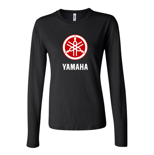 Women's Yamaha Motorcycle Long Sleeve T-Shirt