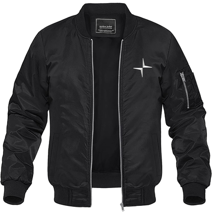 Men's Polestar Electric Car Lightweight Bomber Jacket Windbreaker Softshell Varsity Jacket Coat