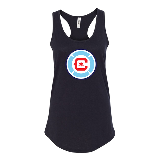 Women's Chicago fire Soccer Racerback Tank Top