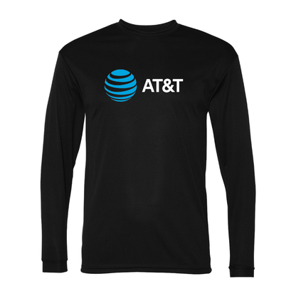 Men's AT&T  Polyester Long Sleeve T-Shirt