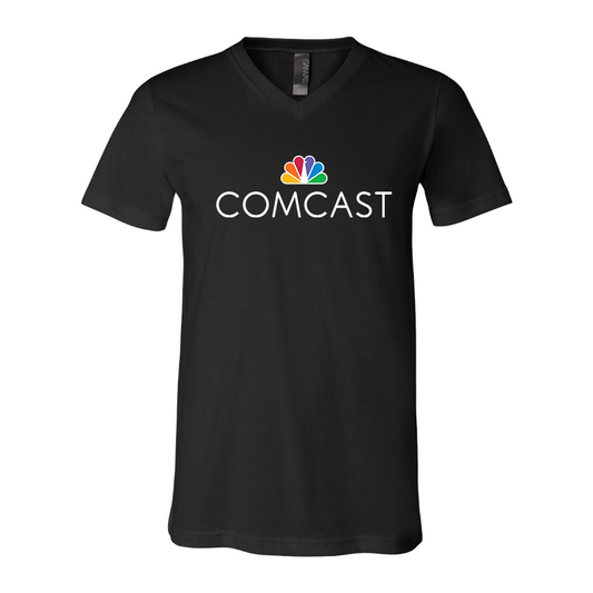 Men's Comcast BELLA + CANVAS - Jersey V-Neck T-Shirt