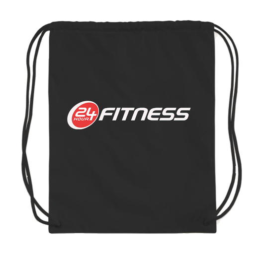 24 Hour Fitness Drawstring Bag