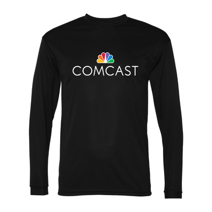 Men's Comcast  Polyester Long Sleeve T-Shirt