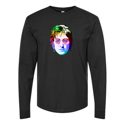 Youth's John Lennon Face Art Music Long Sleeve T-Shirt