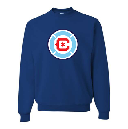 Men's Chicago fire Soccer Crewneck Comfy Sweatshirt