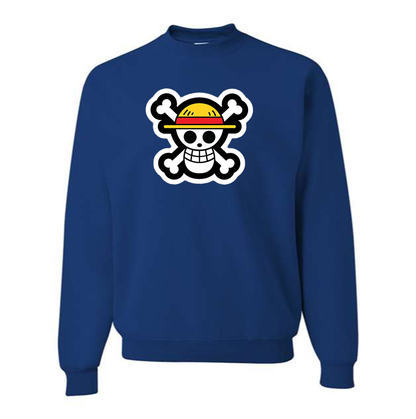 Men's StrawHat Crewneck Comfy Sweatshirt